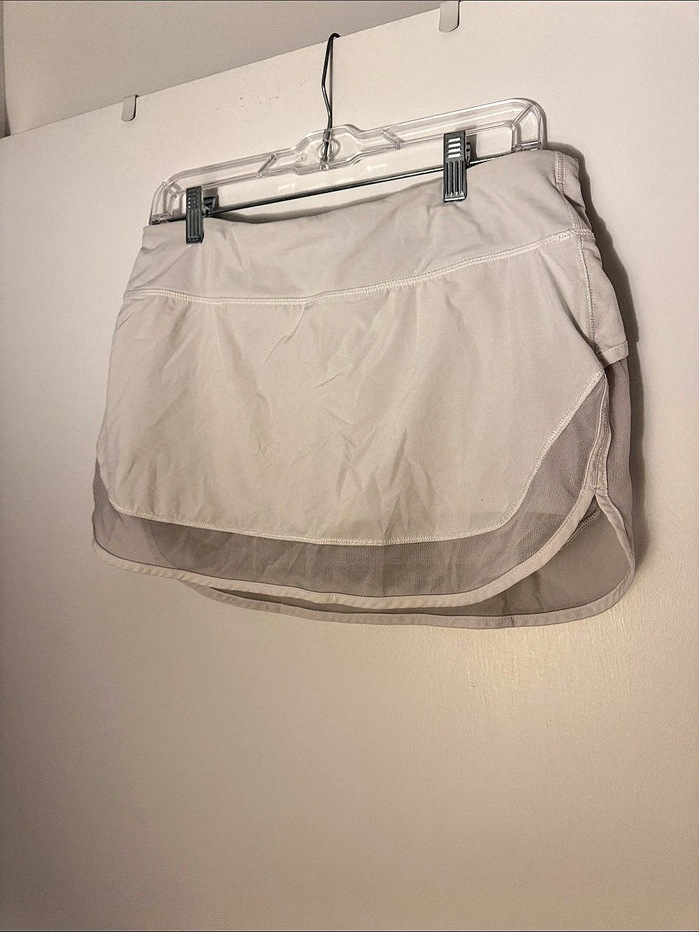 Lululemon Pace Rival Skirt *Extra Long 17" Gray Athletic Shorts